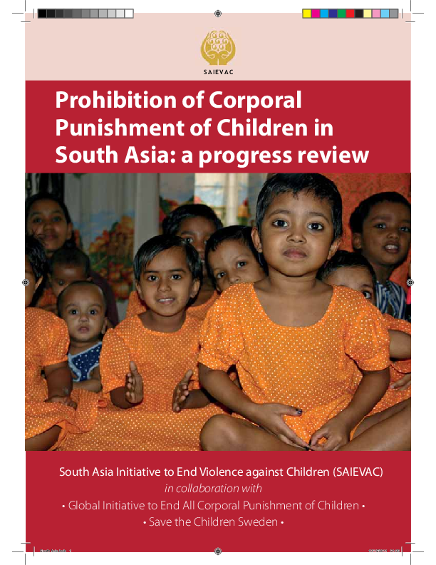SAIEVAC progress review on Prohibition of Corporal Punishment in South Asia.pdf_0.png